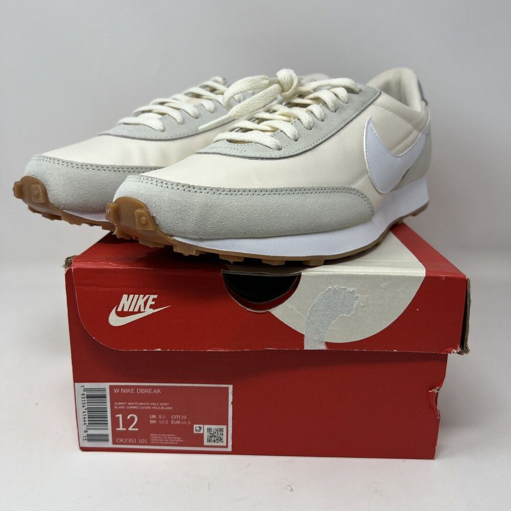 Nike Daybreak CK2351-101 Summit White Low Top Sneaker Shoes Women’s 12 Mens 10